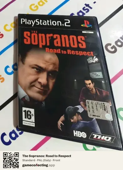 The Sopranos: Road to Respect PlayStation 2, Italy box front