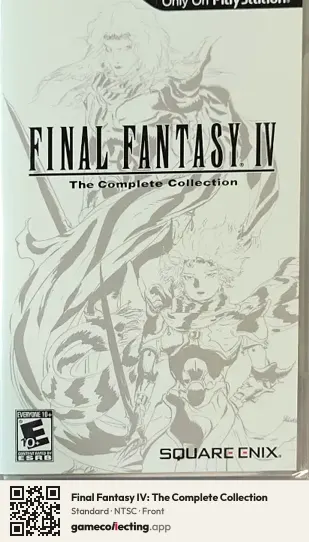 Final Fantasy IV: The Complete Collection PlayStation Portable, NTSC box front