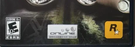 Midnight Club 3: DUB Edition, the ESRB box on its front