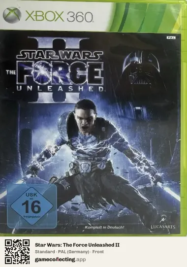 Star Wars: The Force Unleashed II Xbox 360, Germany box front