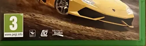 Forza Horizon 2, the PEGI square on its front
