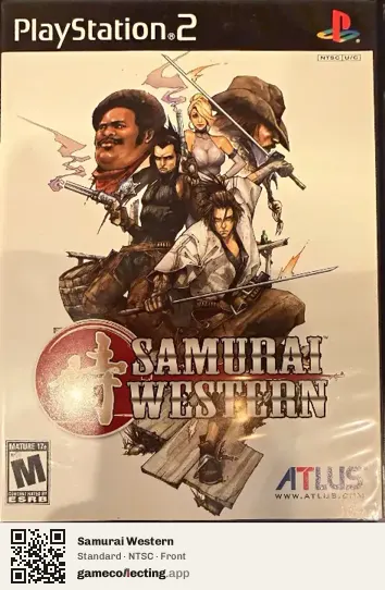 Samurai Western PlayStation 2, NTSC box front