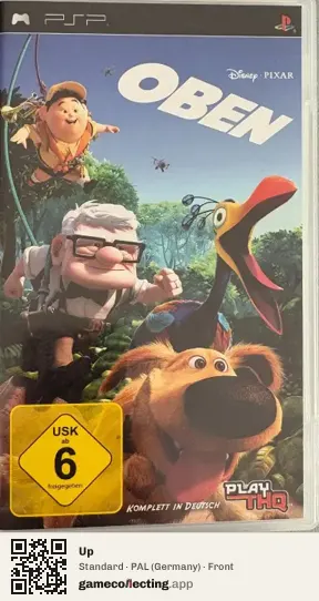Up PlayStation Portable, Germany box front