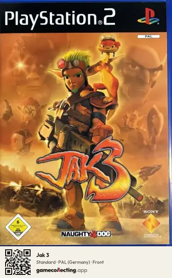Jak 3 PlayStation 2, Germany box front