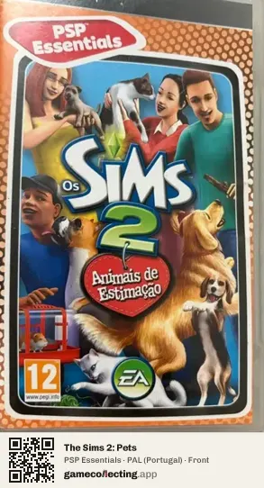The Sims 2: Pets PlayStation Portable, Portugal box front