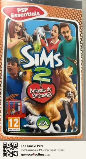 The Sims 2: Pets PlayStation Portable, Portugal box front