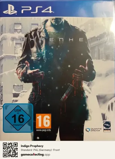 Indigo Prophecy PlayStation 4, Germany box front