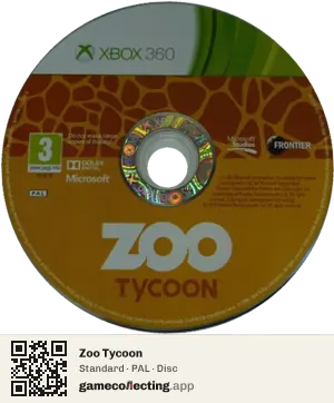 Zoo Tycoon Xbox 360, PAL disc