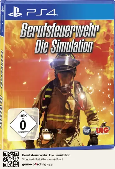 Berufsfeuerwehr: Die Simulation PlayStation 4, Germany box front