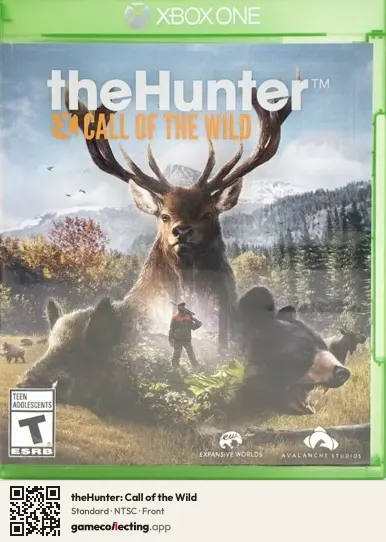 theHunter: Call of the Wild Xbox One, NTSC box front