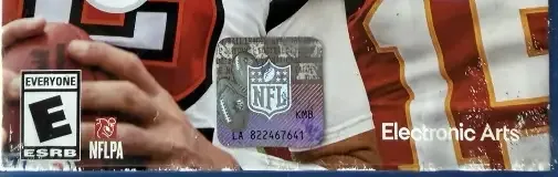 Madden NFL 22, the ESRB box on its front