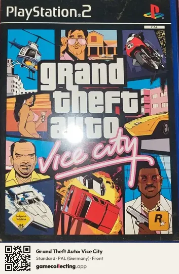 Grand Theft Auto: Vice City PlayStation 2, Germany box front