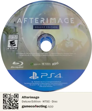 Afterimage PlayStation 4, NTSC disc