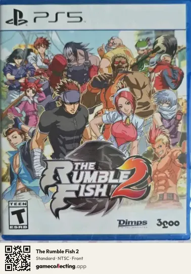 The Rumble Fish 2 PlayStation 5, NTSC box front