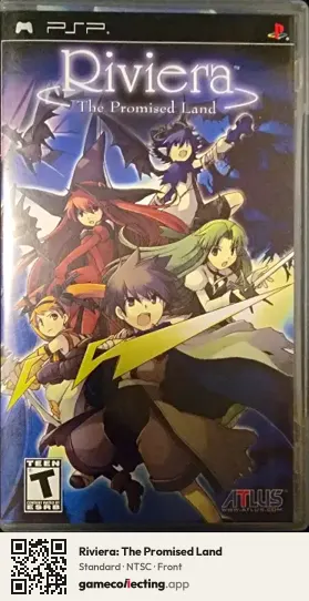 Riviera: The Promised Land PlayStation Portable, NTSC box front