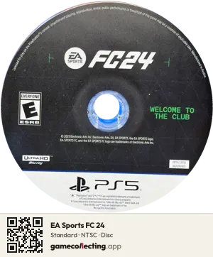 EA Sports FC 24 PlayStation 5, NTSC disc