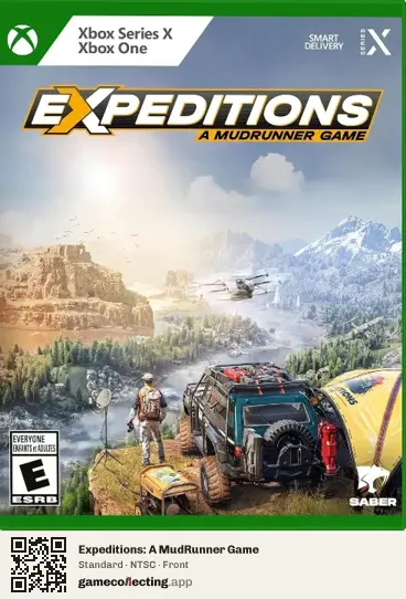Expeditions: A MudRunner Game Xbox Series X, NTSC box front