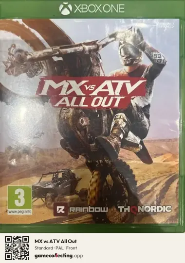 MX vs ATV All Out Xbox One, PAL box front