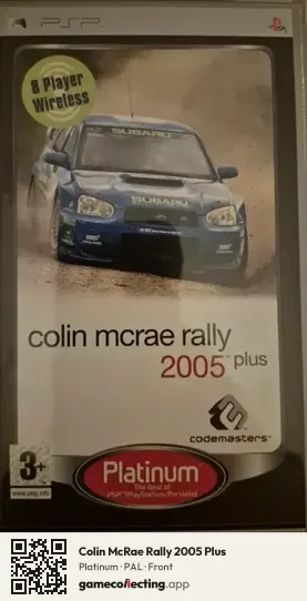 Colin McRae Rally 2005 Plus PlayStation Portable, PAL box front
