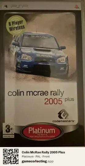 Colin McRae Rally 2005 Plus PlayStation Portable, PAL box front