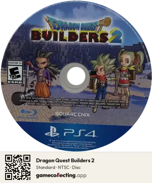 Dragon Quest Builders 2 PlayStation 4, NTSC disc