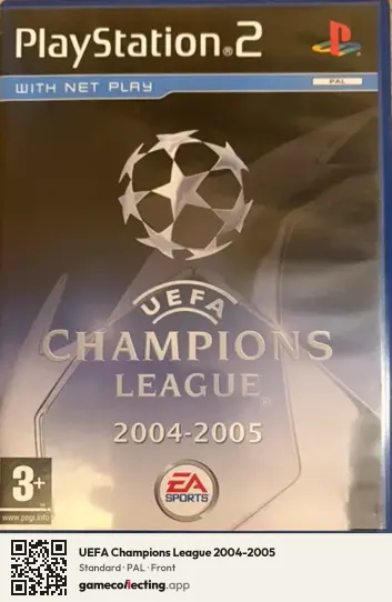 UEFA Champions League 2004-2005 PlayStation 2, PAL box front