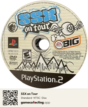 SSX on Tour PlayStation 2, NTSC disc
