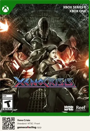 Xeno Crisis Xbox Series X, NTSC box front