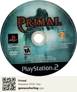 Primal PlayStation 2, NTSC disc