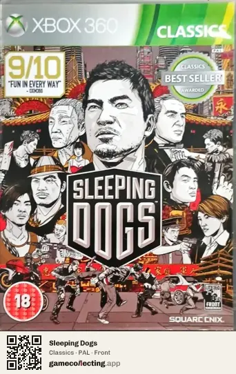 Sleeping Dogs Xbox 360, PAL box front