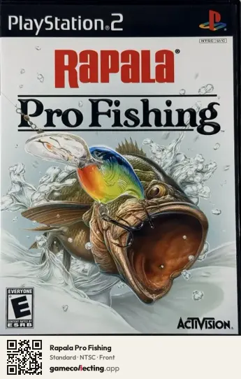 Rapala Pro Fishing PlayStation 2, NTSC box front