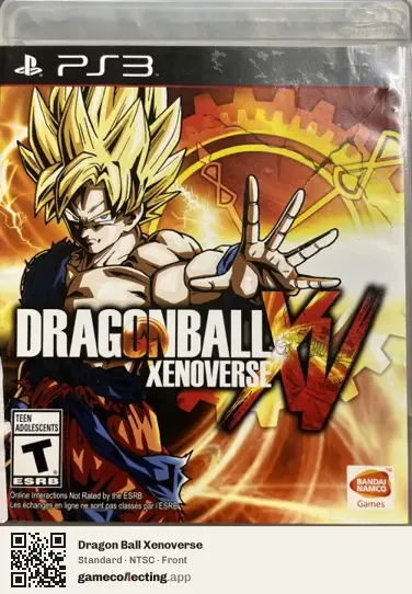 Dragon Ball Xenoverse PlayStation 3, NTSC box front