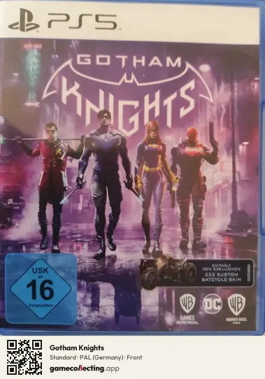 Gotham Knights PlayStation 5, Germany box front