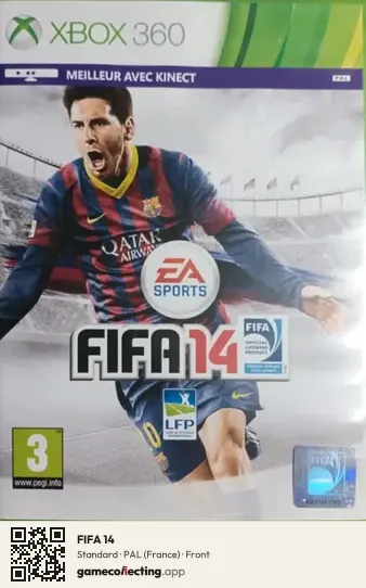 FIFA 14 Xbox 360, France box front