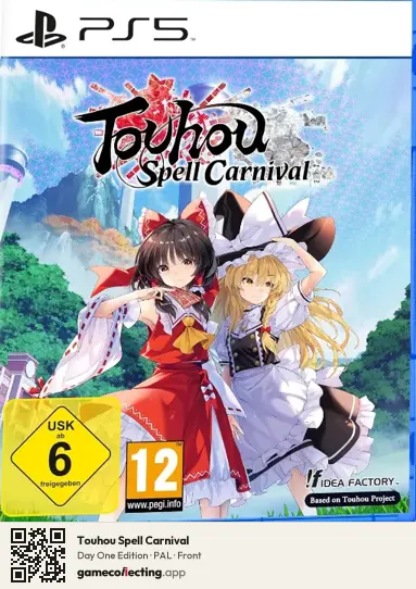 Touhou Spell Carnival PlayStation 5, PAL box front