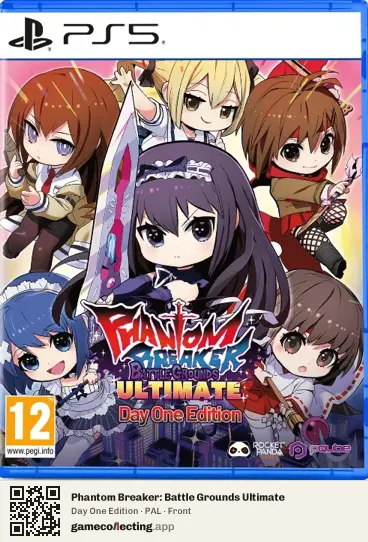 Phantom Breaker: Battle Grounds Ultimate PlayStation 5, PAL box front