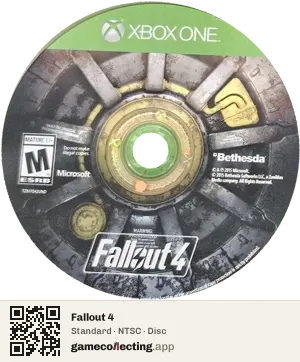 Fallout 4 Xbox One, NTSC disc