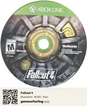 Fallout 4 Xbox One, NTSC disc