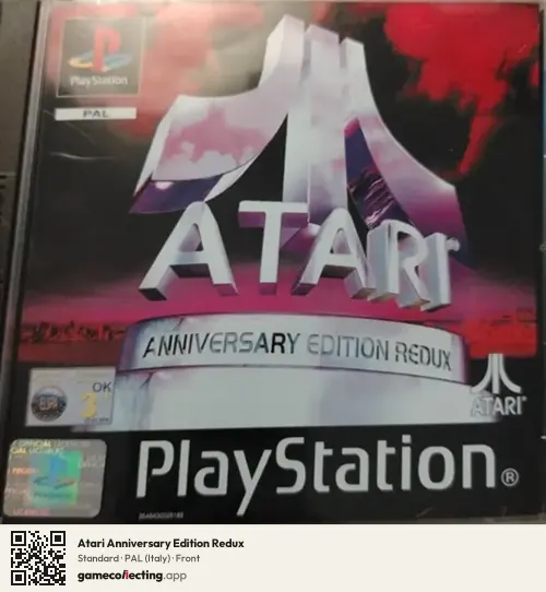 Atari Anniversary Edition Redux PlayStation, Italy box front