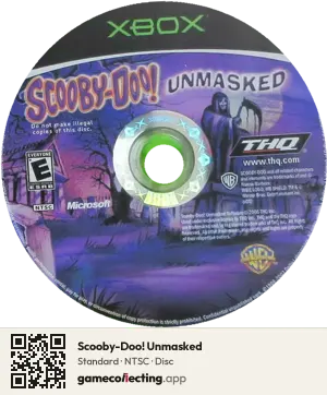 Scooby-Doo! Unmasked Xbox, NTSC disc