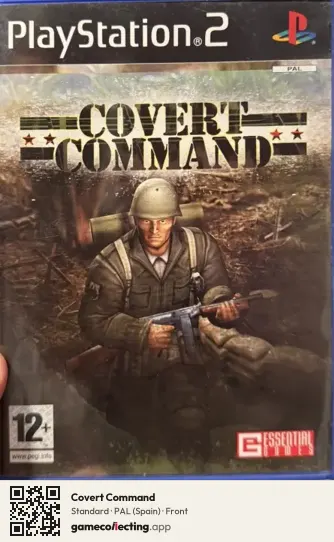 Covert Command PlayStation 2, Spain box front