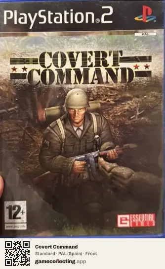 Covert Command PlayStation 2, Spain box front
