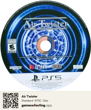 Air Twister PlayStation 5, NTSC disc