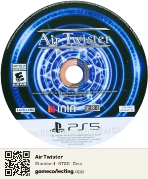 Air Twister PlayStation 5, NTSC disc