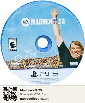 Madden NFL 23 PlayStation 5, NTSC disc