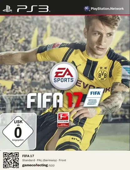 FIFA 17 PlayStation 3, Germany box front