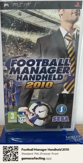 Football Manager Handheld 2010 PlayStation Portable, France box front