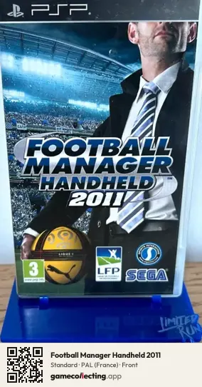 Football Manager Handheld 2011 PlayStation Portable, France box front