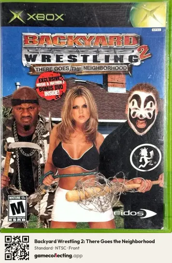 Backyard Wrestling 2: There Goes the Neighborhood Xbox, NTSC box front
