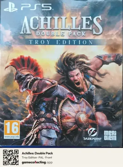 Achilles: Double Pack PlayStation 5, PAL box front